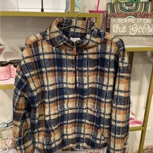 Plaid Fleece Women's Jacket